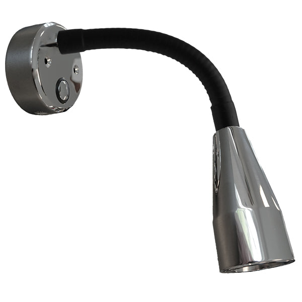 Casolux, Mary Wall Flex Mini-Wandleuchte RF, Edelstahl, 1,5 W, 3000 K, IP20