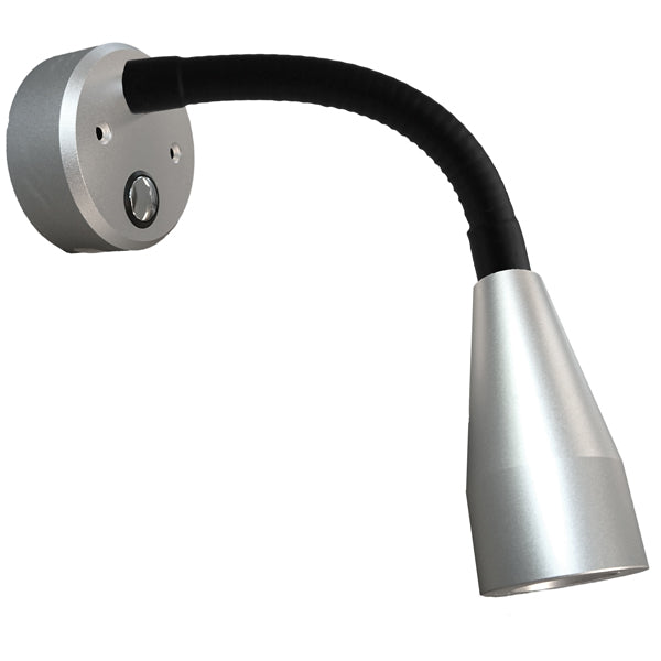 Casolux, Mary Wall Flex Mini-Wandleuchte, grau, 1,5 W, 3000 Kelvin, IP20