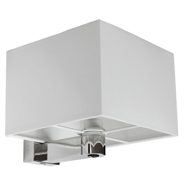 Casolux, Wallis Wandleuchte quadratisch, klein, LED G4, 150 mm, 3000K, 1,5 W