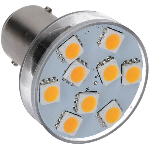 Nautecled, Bajonett-LED-Birne - BA15D, 3 Stufen, 10-35V, 2700K, 60/120/180 Lumen