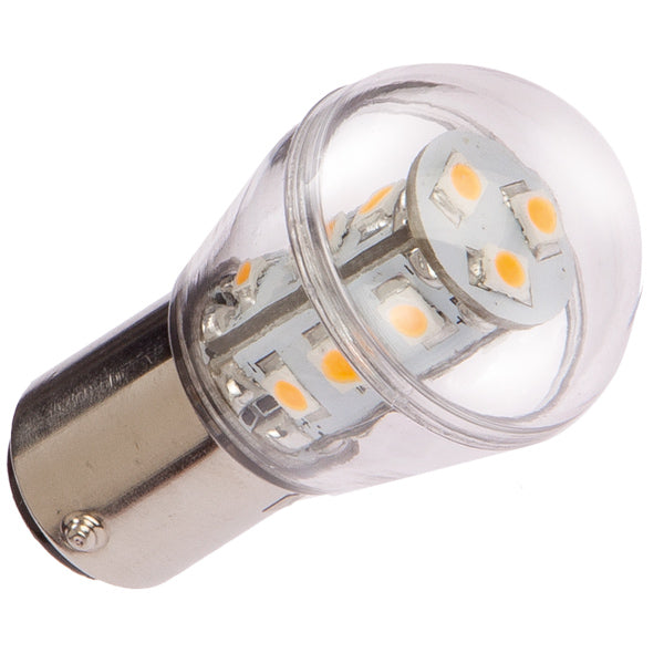 Nautecled, Bajonett-LED-Lampe BA15S, 1,6 W, 2700 K, 135 Lumen