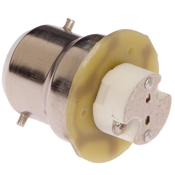 Nautecled, Adapter BA22D auf G4, 10-35V, 10W, 38mm, Ø32mm