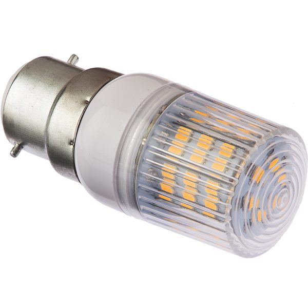 Nautecled, LED-Lampe B22, 3,6W, 2700K, IP44, 10-35V, 210 Lumen