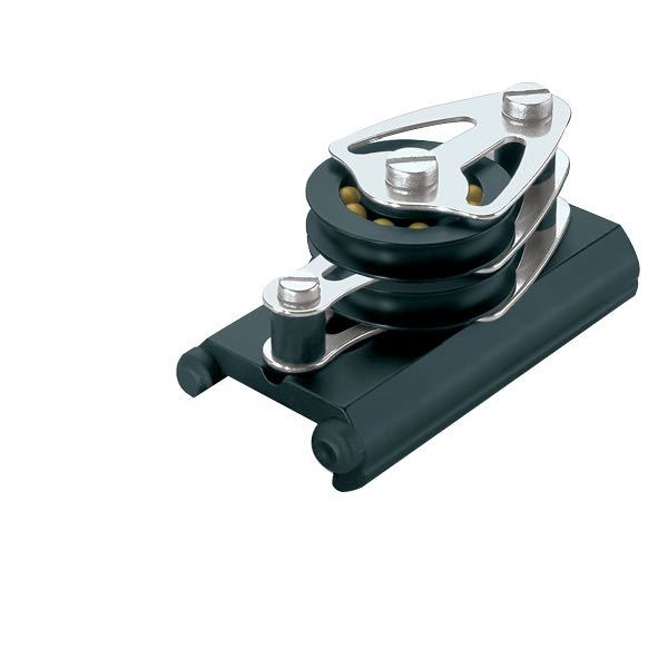 Ronstan, Endkontrolle mit db.block & dog swivel 30 mm X-rail, 675 kg, RC13087