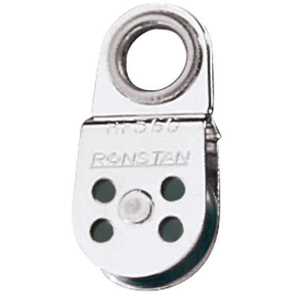 Ronstan, Drahtblockscheibe Ø19mm, Rostfreier Stahl AISI 316, Nylatron®, 250 kg, 500 kg, Ø3,0 mm