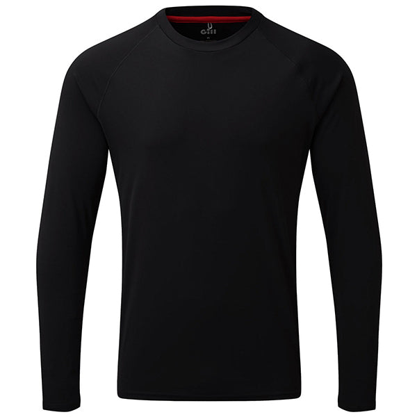 Gill, UV011 Men's UV Tec T-Shirt Long Black Größe L, 50+ UV-Schutz