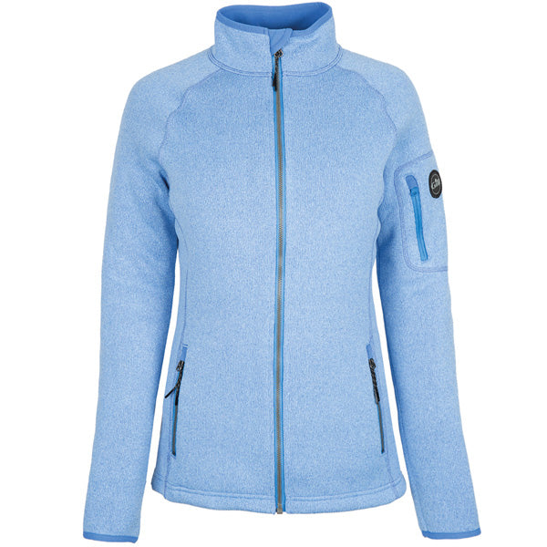 Gill 1493W Knit Fleece Damenjacke hellblau, Größe 16