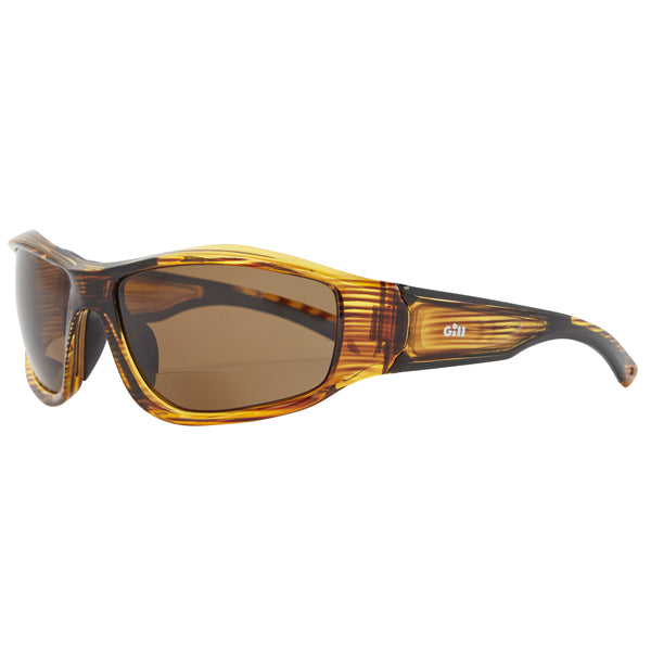 Gill Race vision Bi-focal Sonnenbrille Holz, Stärke +2.5