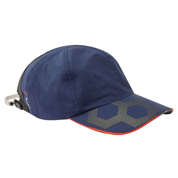 Gill, RS13 Racing Cap, navy, 50+ UV-Schutz, wasserabweisend, atmungsaktiv, reflektierend, Schlüsselband, Einheitsgröße