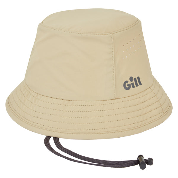 Gill, 155 Bully Hat Khaki, Größe. M, UPF50+, schnelltrocknend, 100% Nylon