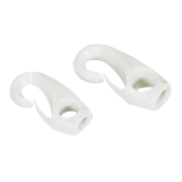 Nuova Rade, Nylon Haken weiß 10mm 2pcs, 2pcs