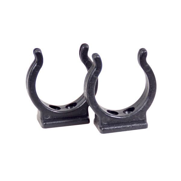 Nylon-Clip 28mm, 2 Stück, Schwarz, Nylon