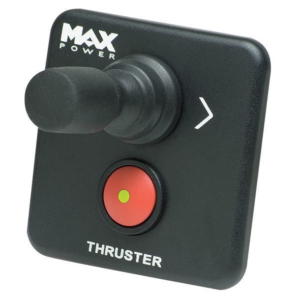 Max Power, Joystick-Panel mit Schalter, 12/24V, 51 mm