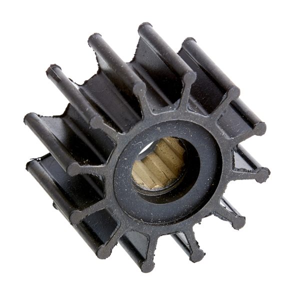 Laufrad für Innenbordmotoren und Pumpen, 500189GT - Volvo 21213660, Ø 57,0 mm, Höhe 32,05 mm, Wellentyp 2, 12 Schaufeln, Ø Welle 14,29 mm