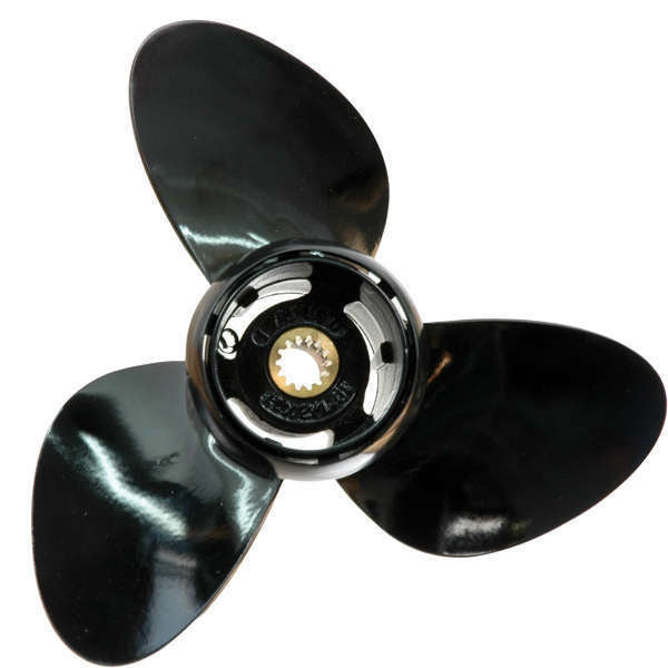 Polastorm, Propeller Aluminium 8.5" 12 Balken 9" Riser für Mercury/Mariner 8-9.9HP 2-1/2" Getriebegehäuse 2005-Jetzt