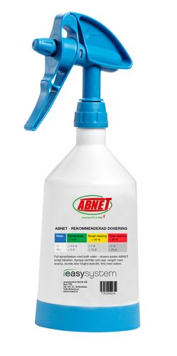 ABNET, Professionelle Reinigungssprühflasche, 500ml - Biologisch abbaubar, schnell wirkend