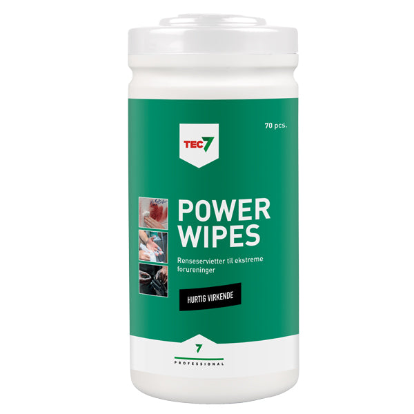 Tec7, Power Wipes, 70 Stück.