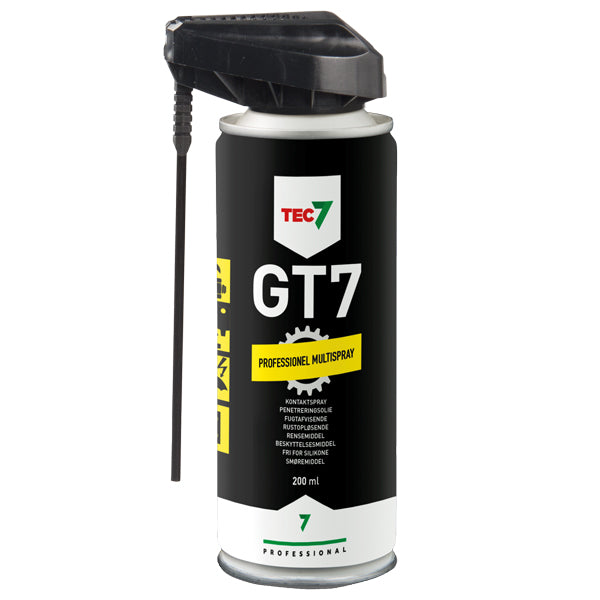 Tec7, GT7 Universal Spray, 200 ml - Feuchtigkeitsabweisend, Rostlöser, Kriechöl, Schmiermittel, Kontaktspray