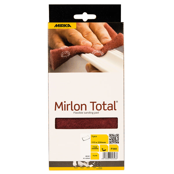 Mirka, MirlonTotal Schleifschwämme P360, 115x230 mm, 3 Stück