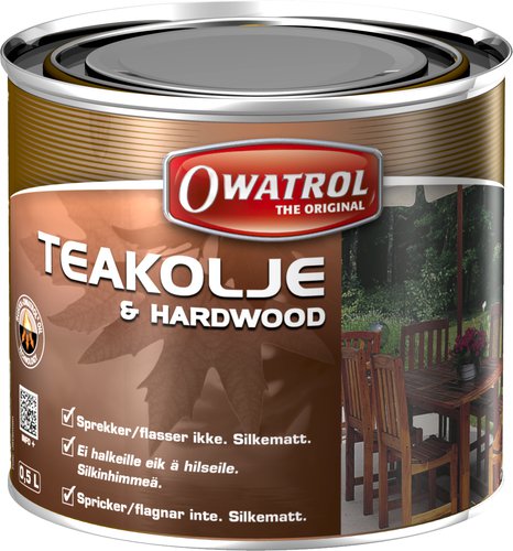 Owatrol, Teaköl 500ml - Behandlung und Schutz von Teakholz und exotischen Hölzern