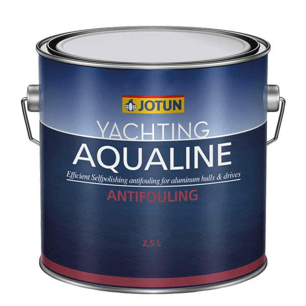 Jotun, Aqualine Bodenfarbe für Aluminiumboote, schwarz, 2.5L