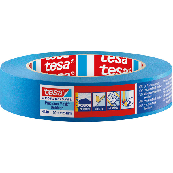 Tesa, Abdeckband Precision Mask 4440, 25mm, Blau, 50m