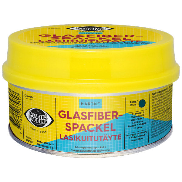 Kunststoffunterlage, Glasfaserspachtel, 180ml