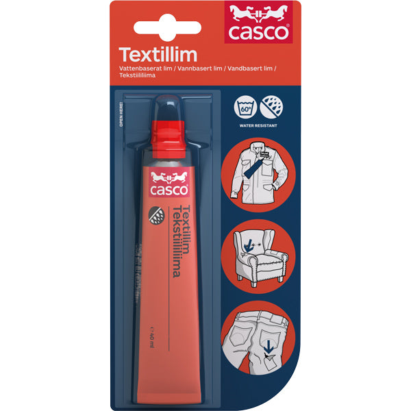 Casco, Wasserfester Textilkleber, 40ml