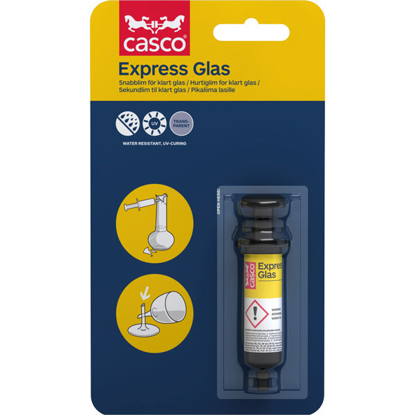 Casco, Express-Glaskleber Spritze, 2ml, UV-härtend