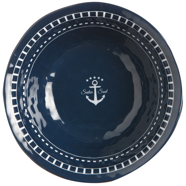 Marine Business, Sailor Soul Schale Ø15cm, navy blau/weiß (6 Stück)