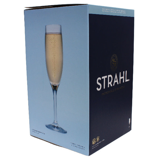 Strahl, Sektgläser 166 ml. im Geschenkkarton, 4 Stück, Polycarbonat